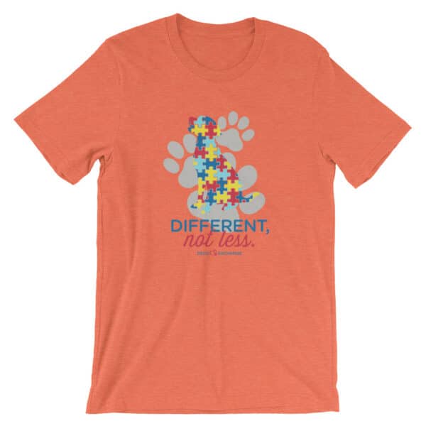 Different Not less Autism - Light Shirts 2 - Short-Sleeve Unisex T-Shirt - DecoExchange Autism Awareness - Image 6