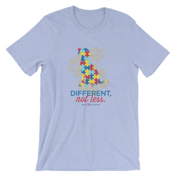 Different Not less Autism - Light Shirts 2 - Short-Sleeve Unisex T-Shirt - DecoExchange Autism Awareness - Image 5