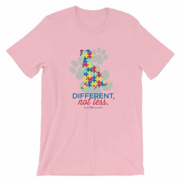 Different Not less Autism - Light Shirts 2 - Short-Sleeve Unisex T-Shirt - DecoExchange Autism Awareness - Image 7