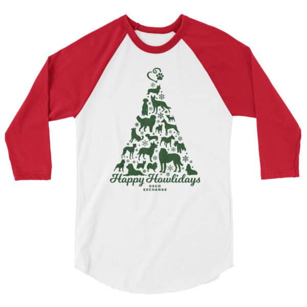 Green - Howlidays - 3/4 sleeve raglan shirt - DecoExchange - Image 2