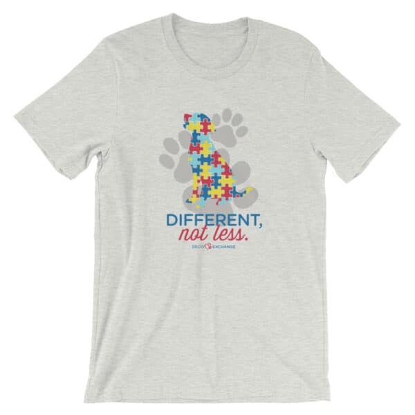 Different Not less Autism - Light Shirts 2 - Short-Sleeve Unisex T-Shirt - DecoExchange Autism Awareness - Image 3