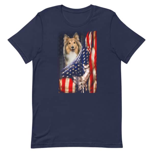 Collie Shirt, Dog Mom Shirt, Dog Dad Shirt, Short-Sleeve Unisex T-Shirt