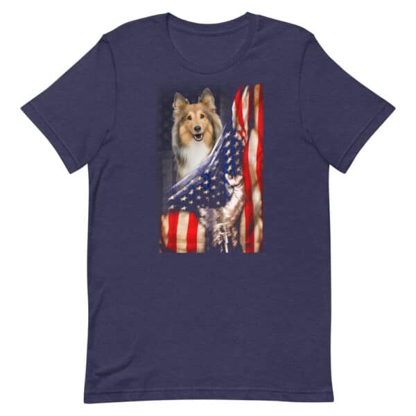 Collie Shirt, Dog Mom Shirt, Dog Dad Shirt, Short-Sleeve Unisex T-Shirt - Image 3