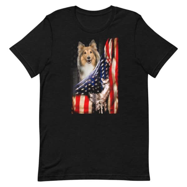 Collie Shirt, Dog Mom Shirt, Dog Dad Shirt, Short-Sleeve Unisex T-Shirt - Image 2